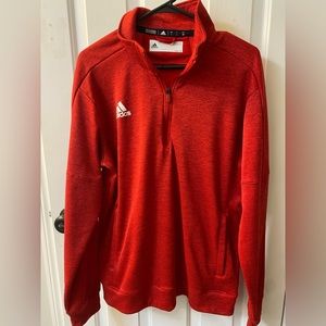 Red Men’s Adidas pullover size large